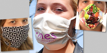 Masken bedruckt